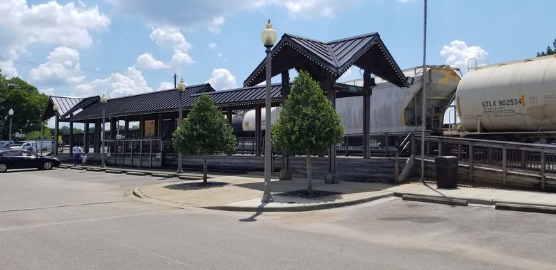 A Historic Location Beside the Railroad Tracks