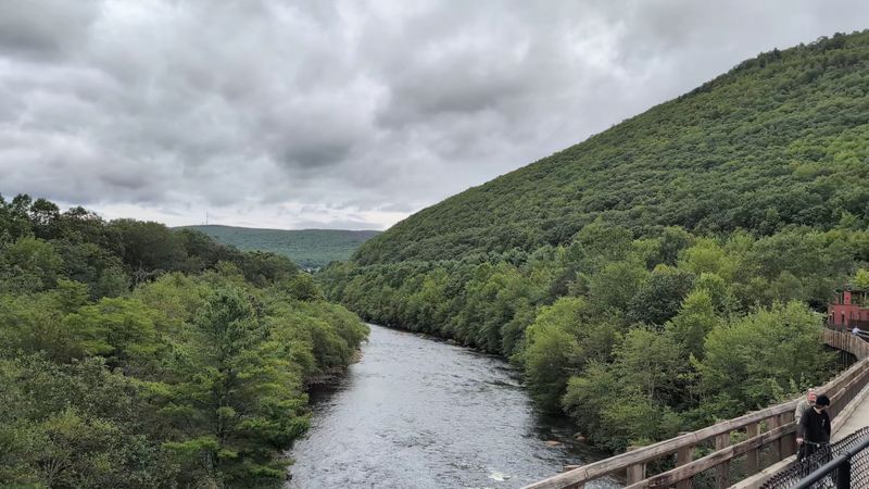 The Route Follows the Wild Lehigh River