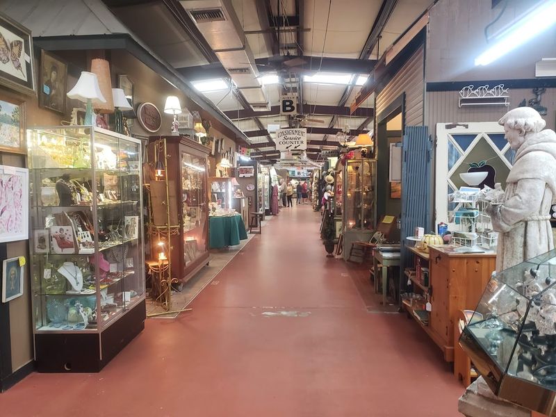 Inside the Antique Center: Endless Booths of Vintage Finds