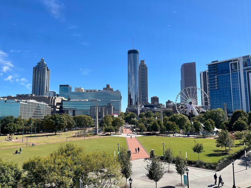 Atlanta - Centennial Olympic Park Fireworks And Downtown Festivities