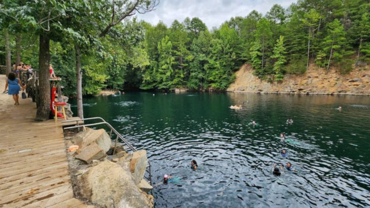 This Crystal-Clear Quarry At Carrigan Farms Is One Of The State’s Most Magical Summer Destinations