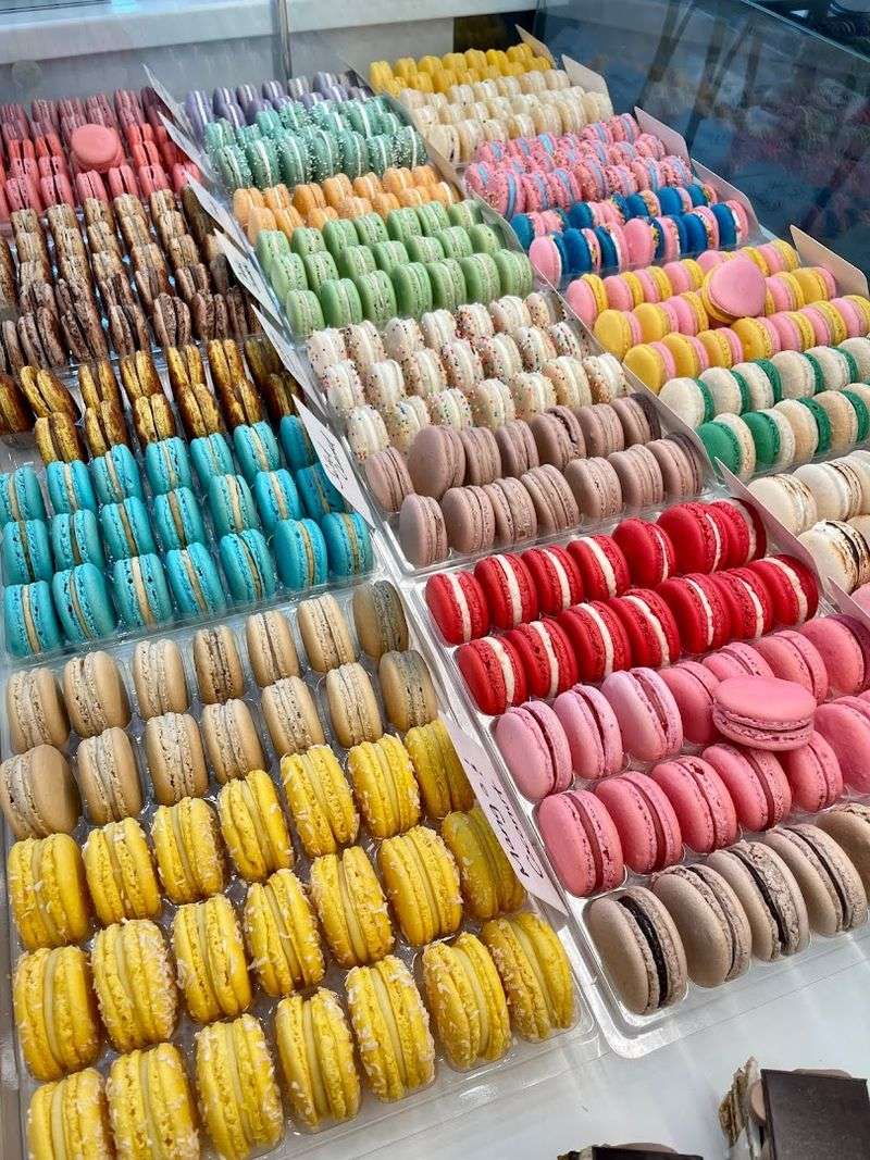Rainbow Rows Of Handcrafted Macaron Magic