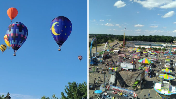 This Incredible Michigan Event Combines Hot Air Balloons, Fireworks, And Summer Fun