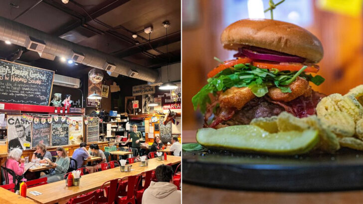This No-Frills Massachusetts Burger Spot Serves Some Of The Most Over-The-Top Burgers In The State