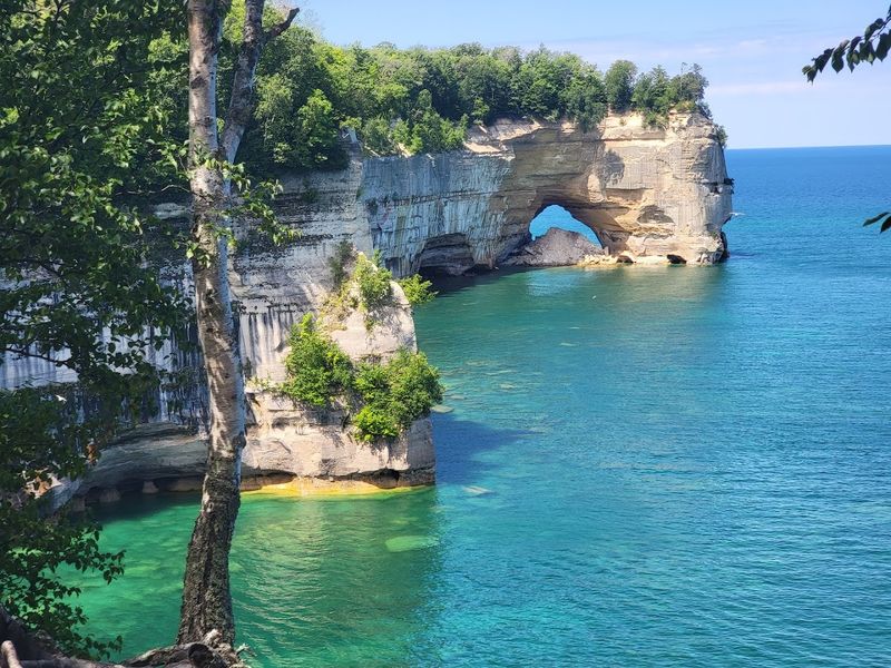 Pictured Rocks Lakeshore Road - Munising, Alger County