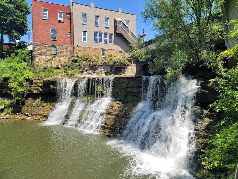 A Waterfall in the Middle of Town