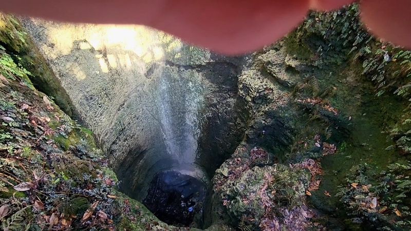 The mystery under the limestone opening