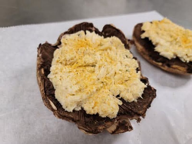 Crab and Shrimp Stuffed Portobello Perfection