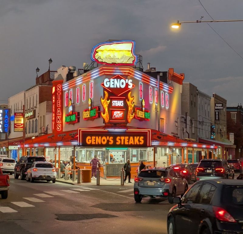 Geno's Steaks and Pat's King of Steaks