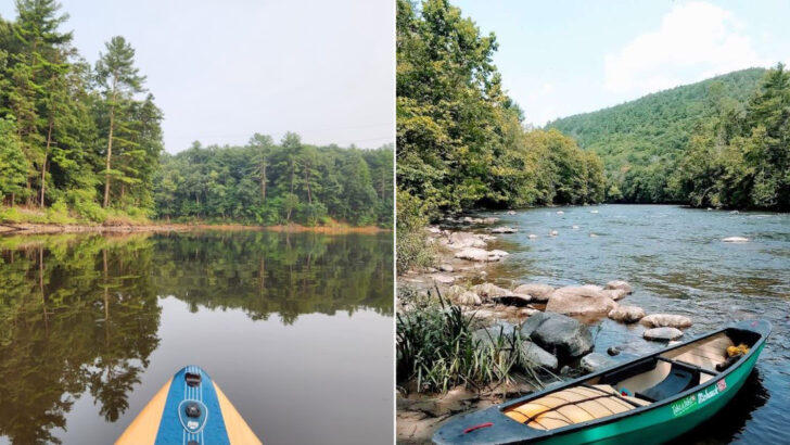 12 Connecticut Kayaking Spots That Deliver Beautiful Views With Every Stroke