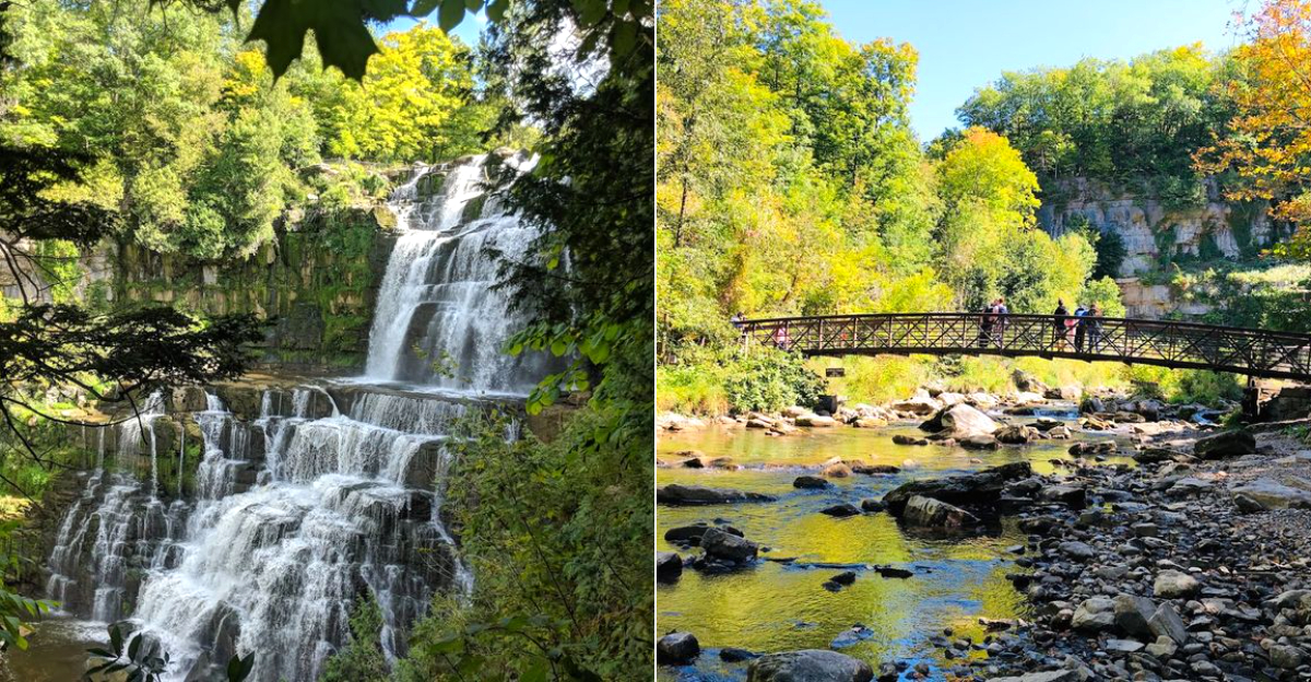 A 167 Foot Waterfall Steals The Show At This Scenic New York State Park