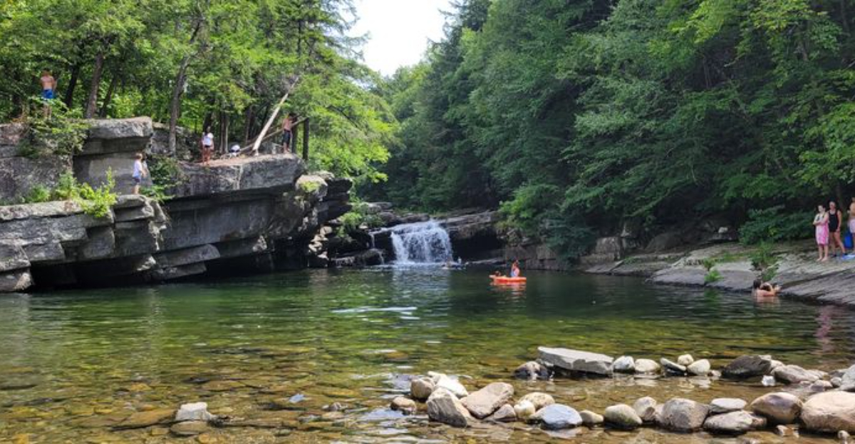 A Scenic Waterfall And Natural Swimming Hole Make This Vermont Destination Worth The Trip