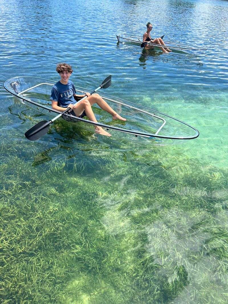 Paddling Over Water So Clear It Feels Unreal