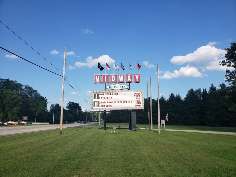 Midway Drive-In Theatre - Ravenna, Portage County