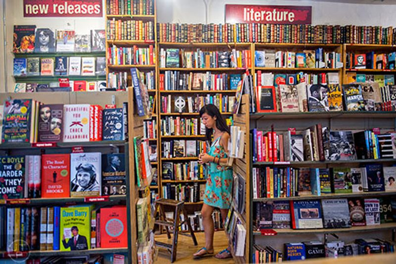 Signed First Editions Waiting at the Entrance