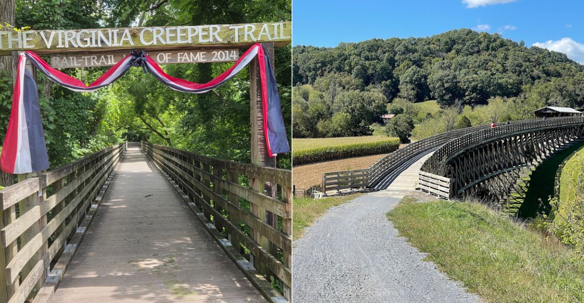 Bike Through Spectacular Mountain Valleys On Virginia’s Most Famous Reimagined Railroad Gateway