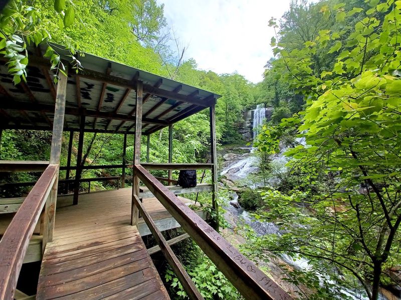 Twin Falls, Sunset, Pickens County
