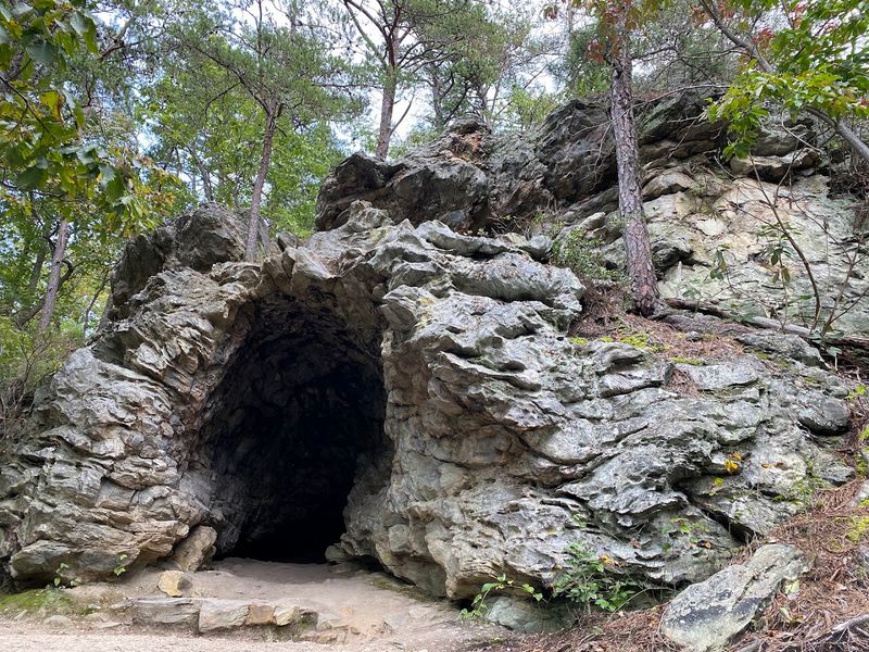 Tory's Den Cave and Waterfall &mdash; Hanging Rock State Park