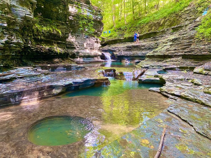 The Gorge Trail Takes You Right Along The Cascading Water