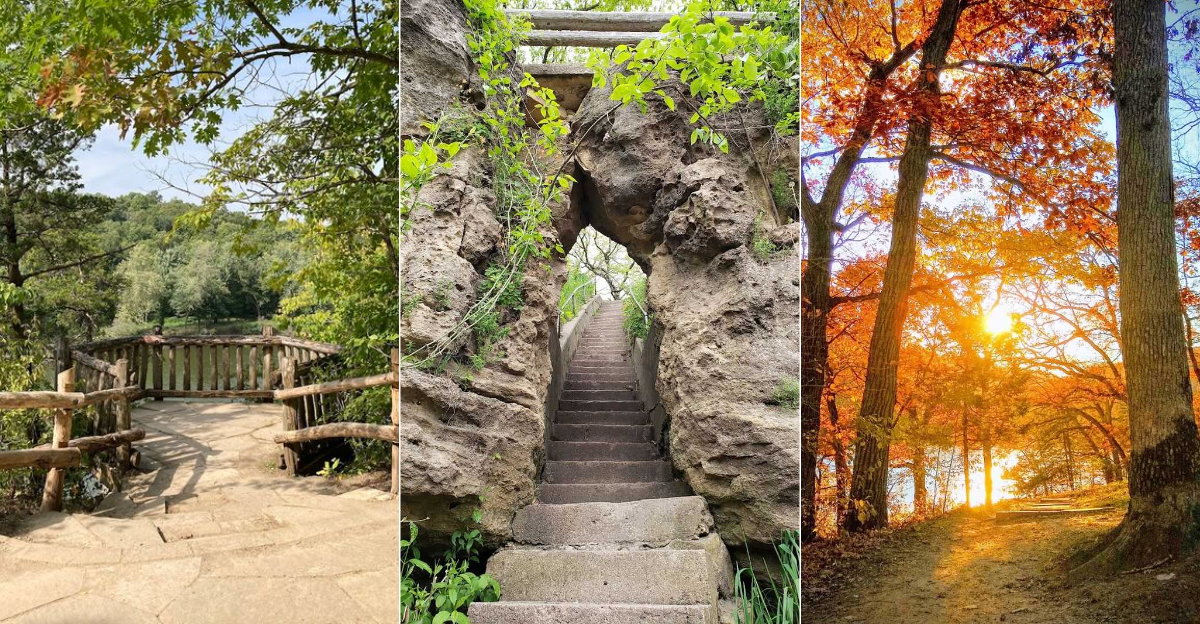 Cedar River Cliffs And Quiet Woodland Trails Give This Iowa State Park A Completely Different Feel