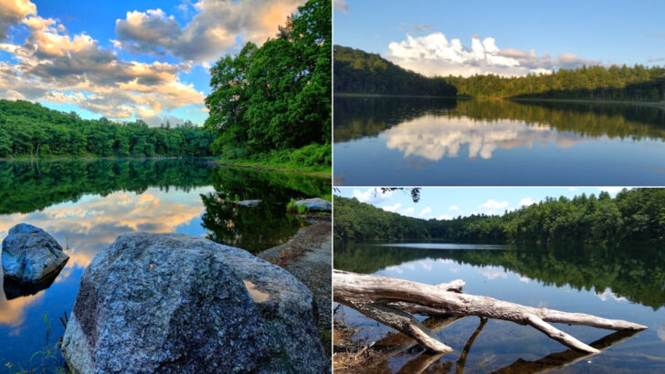 Crystal-Clear Water Makes This Quiet Massachusetts Lake Feel Like A Hidden Retreat