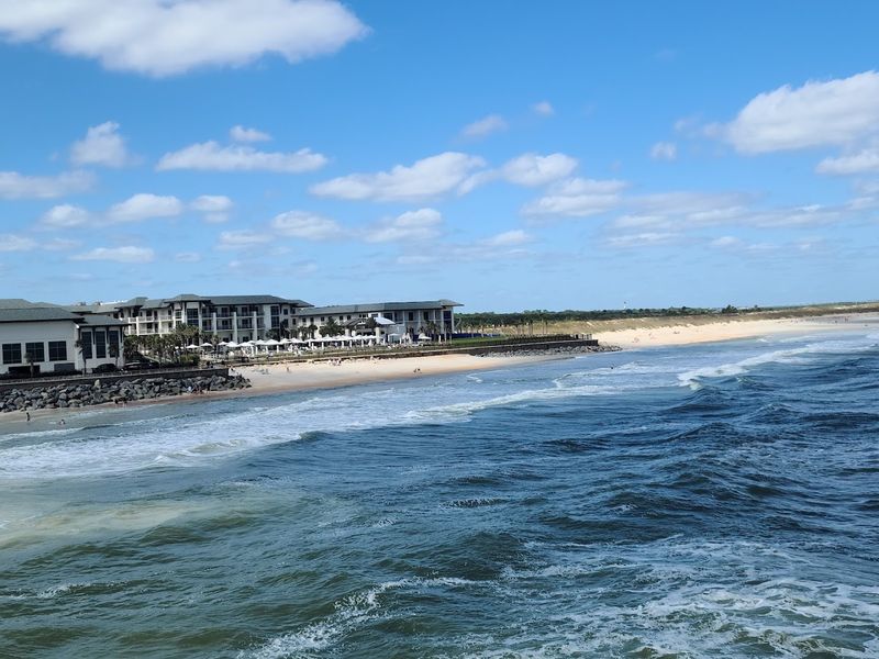Beach day on wide public shores - St. Augustine