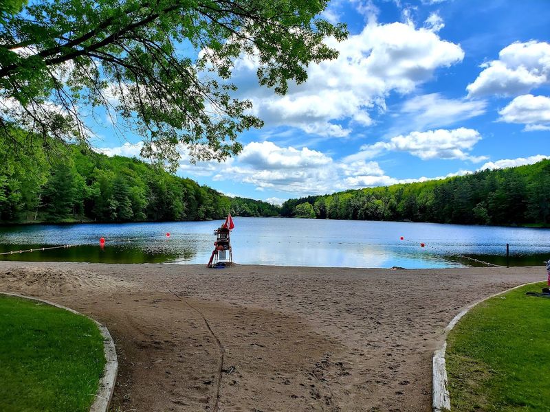 Gilbert Lake State Park Beach - Laurens