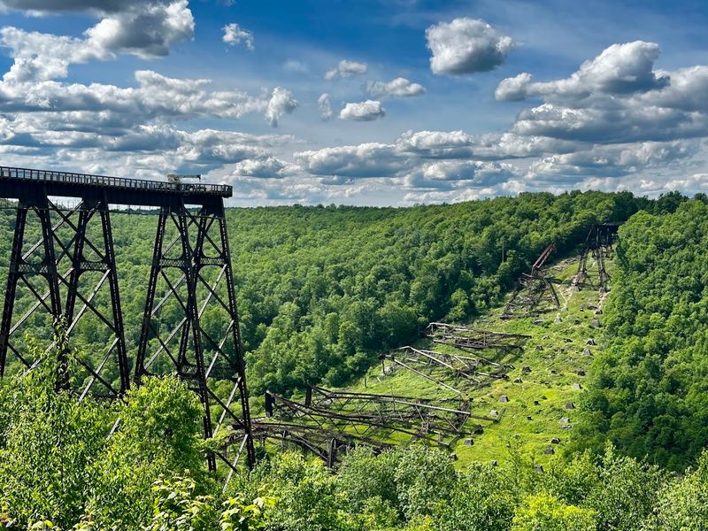 Kinzua Bridge State Park – A Broken Bridge Floating Above the Wilderness