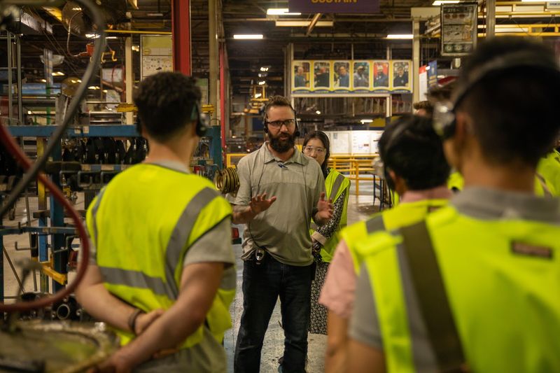 Big Machines, Bigger Impressions at New Holland Agriculture Plant Tour
