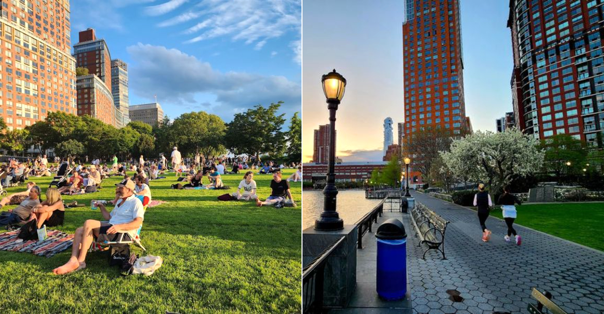 Front Row Views Of The Statue Of Liberty Make This New York Park One Of Lower Manhattan’s Best Escapes