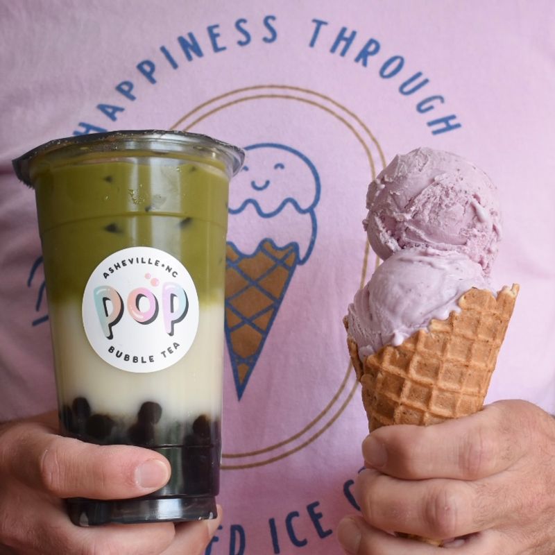 The Hop Ice Cream Cafe, Asheville, Buncombe County
