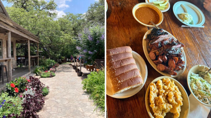 In Texas, This All-You-Can-Eat BBQ Joint Stacks Your Plate Until It Nearly Breaks