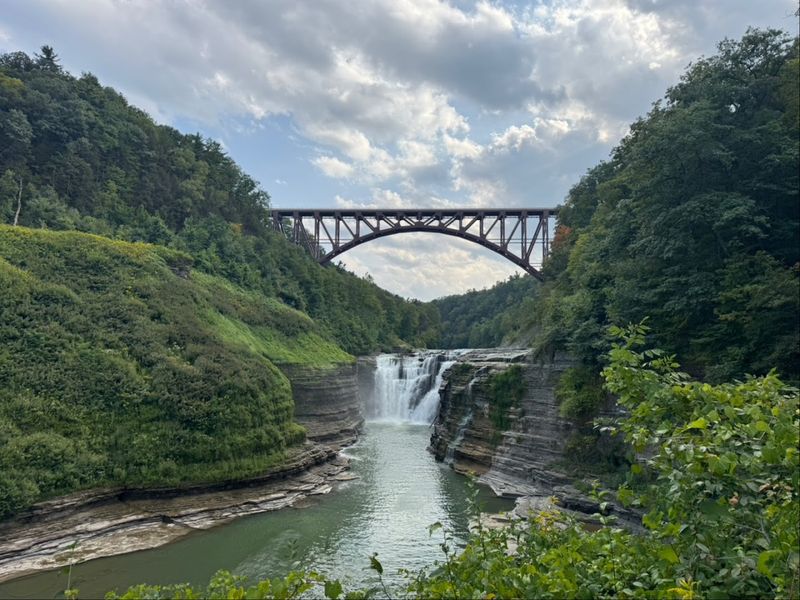 Letchworth State Park Gorge Trail - Castile, Wyoming County