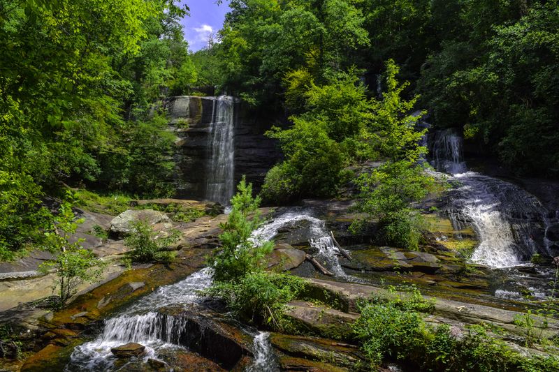 Twin Falls Trail - Sunset, Pickens County