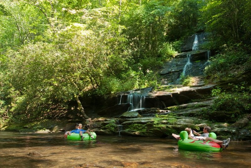 Deep Creek Waterfalls - Bryson City, Swain County, North Carolina