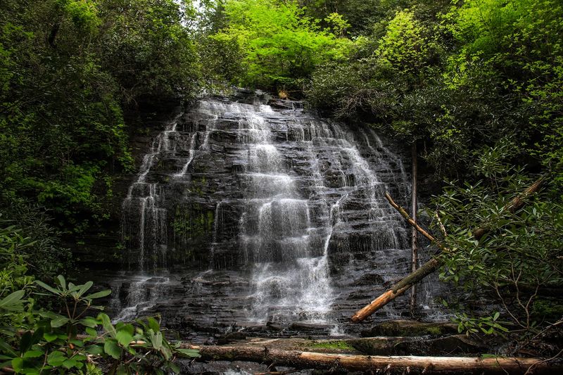 Spoonauger Falls Trail - Sunset, Pickens County