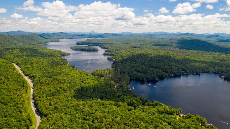 Central Adirondack Trail Scenic Byway (NY 28) - Old Forge to Blue Mountain Lake