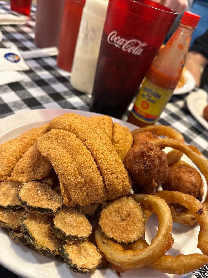 Fresh, Hand-Breaded Catfish Cooked to Order