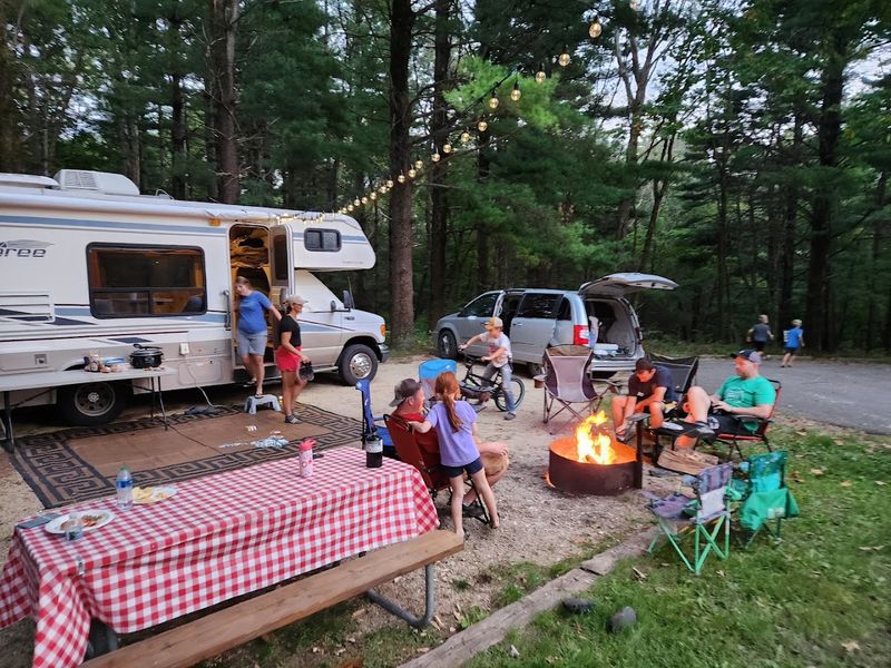 Family Camping Under the Stars