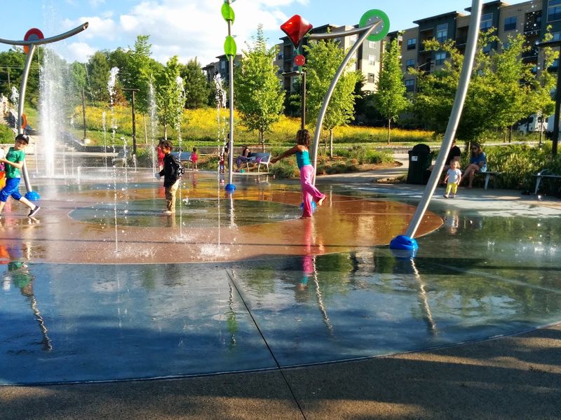 Big Splash Interactive Fountain at Old Fourth Ward Park - Atlanta