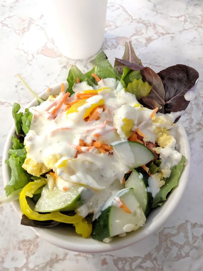 The Salad Bar and Classic Sides Make It a Full Family Meal