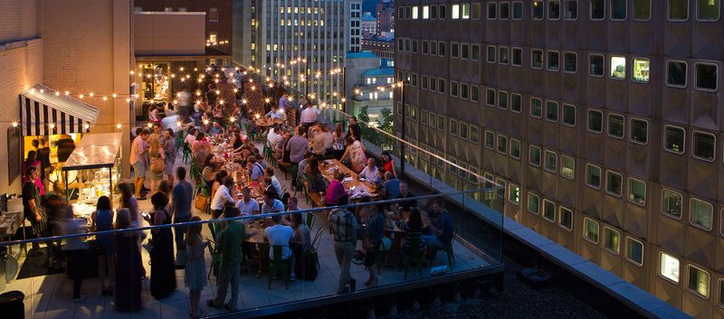 Biergarten at Kimpton Hotel Monaco &mdash; Pittsburgh