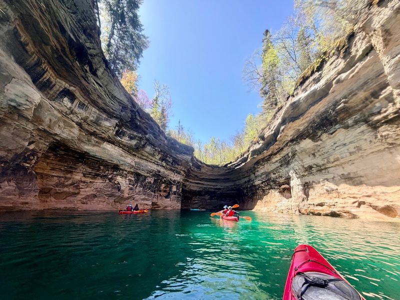 Sea Caves - Pictured Rocks, Alger County