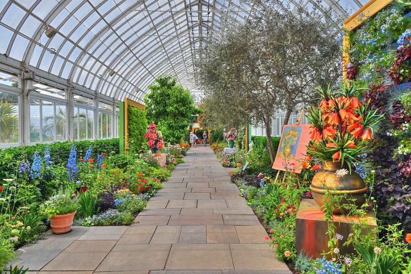 New York Botanical Garden - Enid A. Haupt Conservatory - Bronx, New York City
