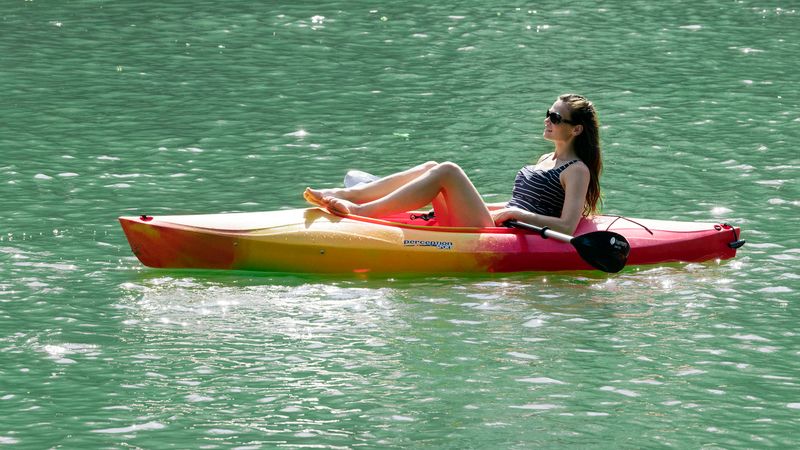 Paddling Through a Scenic River Corridor