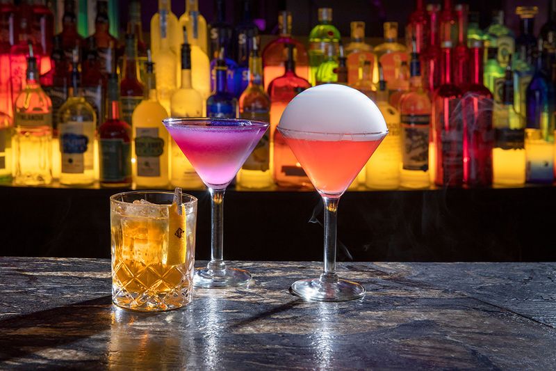 Cocktails And Wine Complete The Old-School Appeal