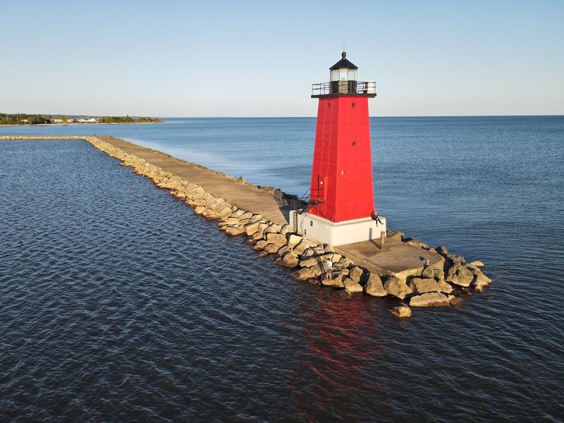 Manistique - Indian Lake and Lake Michigan