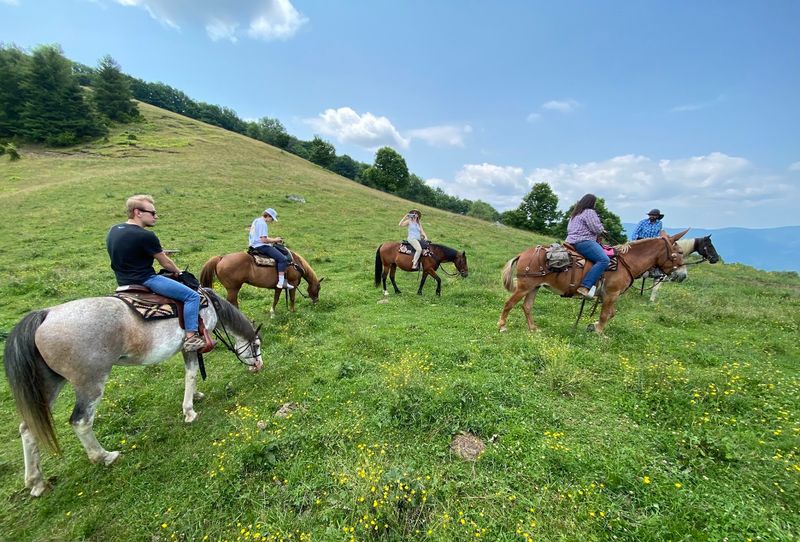 Horseback Riding Through the Smokies