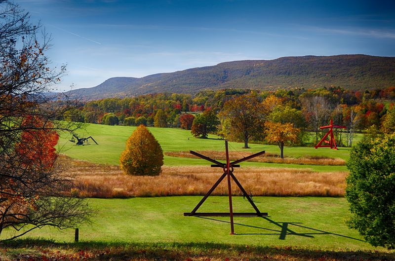 When Leaves Transform The Sculptures