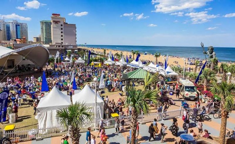 Virginia Beach Oceanfront Fireworks